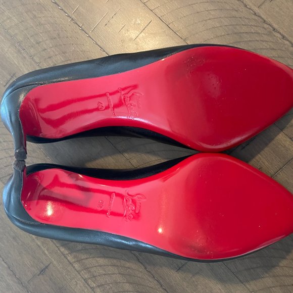 Christian Louboutin Eloise 85 Nappa Shiny Black Size 40 - Excellent Condition - Picture 8 of 10